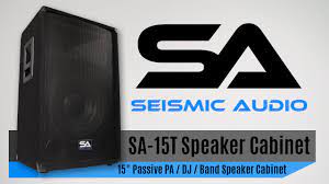 seismic audio sa 15t speaker cabinet