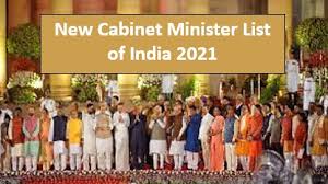 list of ministers of india 2021 pdf in