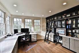 custom home offices office built in