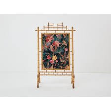 Vintage Gilded Wood Fire Screen 1960