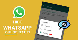 to hide your status in whatsapp