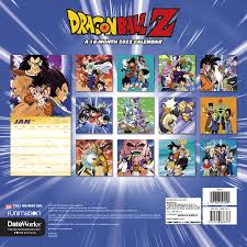 The path to power 2.2. 2022 Dragon Ball Z Wall Calendar Trends International 9781438883373 Amazon Com Books