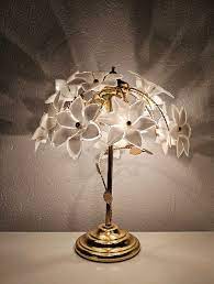 Murano Glass Flower Lamp Murano