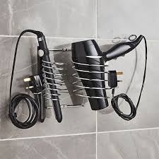 Chrome Wall Mounted Hair Dryer Amp
