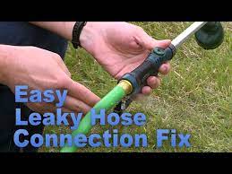 Stopping Garden Hose Connection Leaks