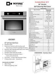 30 electric self cleaning wall oven