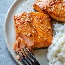 honey glazed air fryer salmon healthy
