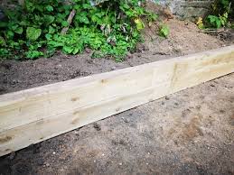 How To Lay Sleepers For Garden Edging