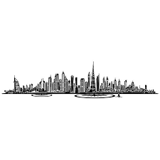 Wall Sticker Dubai Skyline Muraldecal Com