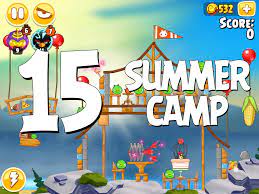 Angry Birds Seasons Summer Camp Level 1-15 Walkthrough - AngryBirdsNest.com