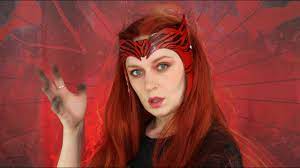 Scarlet Witch | Wanda Maximoff cosplay makeup | Dr Strange and the  multiverse of madness - YouTube