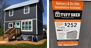 A salt box house is two stories in front, one in back, with a single sloping roof. Home Depot Has Kits That Let You Build Your Own Tiny House And They Are Incredible