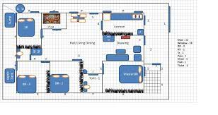 30 X 60 South Facing House Plan