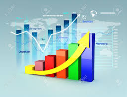 Business Plan With Graphs And Charts Business Growth And Finance