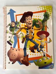 toy story 3 full cast spiral notebook