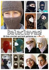 How to make a child's face mask. Brrrrr Ing Me Balaclavas 10 Free Crochet And Knit Patterns