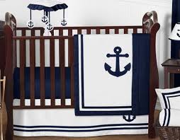 girl nautical crib bedding