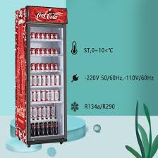 Single Glass Door Vertical Coca Cola