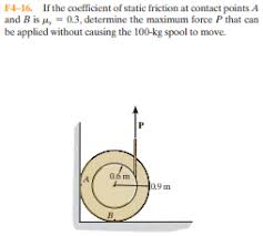 f4 16 if the coefficient of static