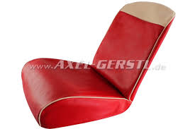 Seat Covers Red White Top Edge