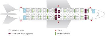 Unfolded Air Transat Seating Chart A330 200 Seatguru Seat