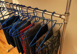 These clothing racks are made on wheels for easy movement and have a bottom shelf to hold shoes. Diy Pipe Clothing Rack