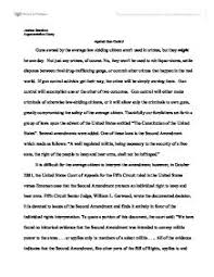    Gun Control Articles to Support Your Argumentative Essay     Making a thesis statement for an essay  English literature essay     cover letter Persuasive Essay Format High School persuasive essay