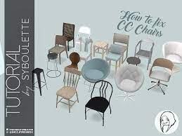 tutorial how to fix cc chairs sims 4