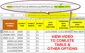 fix excel incorrect date format dd mm