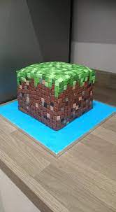 Our goal, is a block of tnt. Becca S Little Bakery Minecraft Earth Block Cake Perfect For Your Little Gamers Facebook