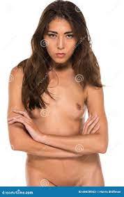 Brunette stock image. Image of female, slim, petite, brunette - 48428563