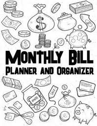 Monthly Bill Planner And Organizer Monthly Expense Tracker