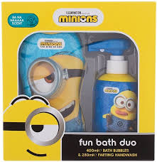 minions bubble bath fun bath duo foam