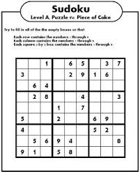 Printable Sudoku Puzzles Very Easy