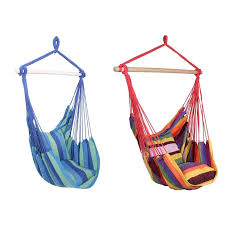 View our collection of ridiculously comfortable, exceptionally durable and absolutely beautiful hammock swings, swing chairs, and hammock chairs. Portable Swing Chair Hammock Hanging Rope Chair Seat With 2 Pillows Outdoor Gard Yard Garden Outdoor Living Home Garden