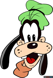 how to draw goofy really easy drawing