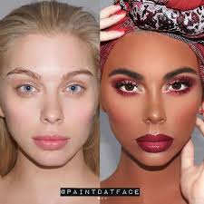 makeup artist paintdatface put a white