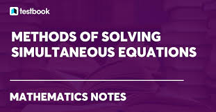 Simultaneous Equations Definition