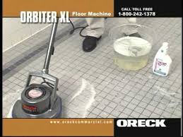 oreck commercial orbiter floor machine