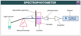 principle of spectrophotometer and its