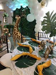 safari jungle themed baby shower ideas