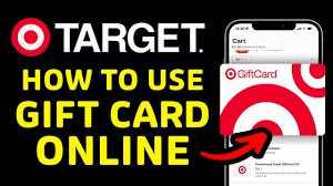 how to use target gift card