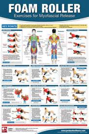 Details About Foam Roller Exercises Myofascial Release Fitness Physiotherapy Wall Chart Poster