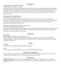 American Resume Samples Free Sample Resume Template Cover Letter And
