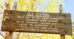 shasta county california old station