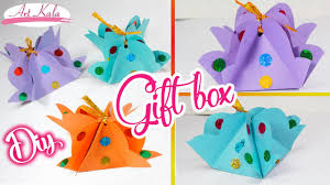 how to make diy paper gift box origami gift box diy artkala