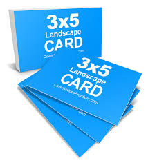 Landscape 3 X 5 Card Mockup Cover Actions Premium Mockup