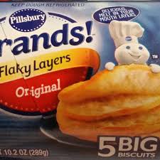 calories in pillsbury grands biscuits