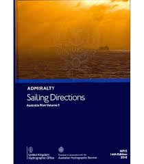 Admiralty Sailing Directions Np15 Australia Pilot Vol Iii 14th Edition 2018