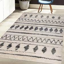 amer rugs aspen clara cream black 2 ft